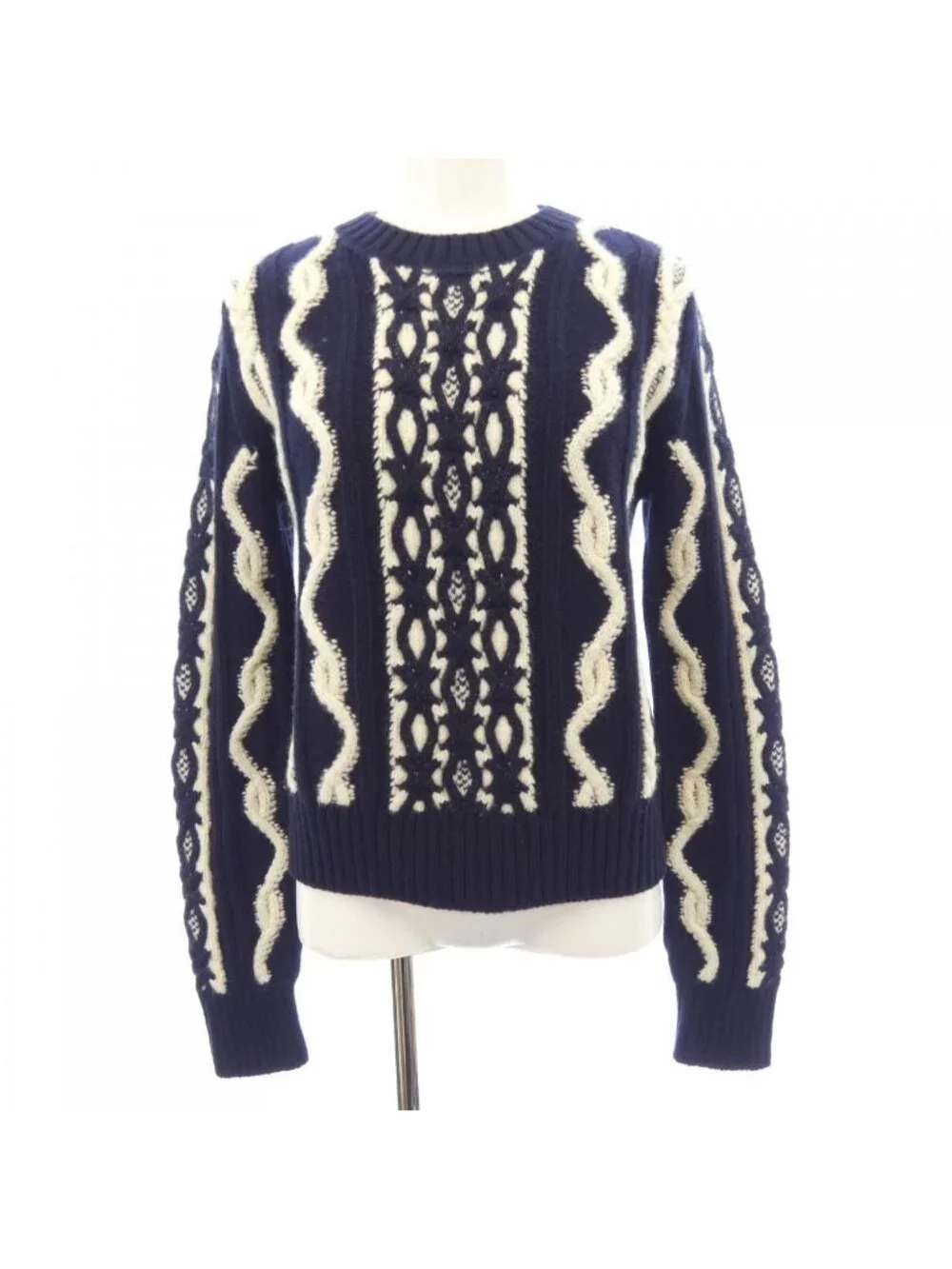 Chanel Knit Sweater White